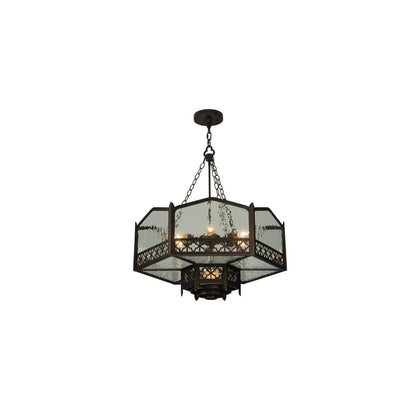 Church 6 Light 30" Wide Abstract Pendant