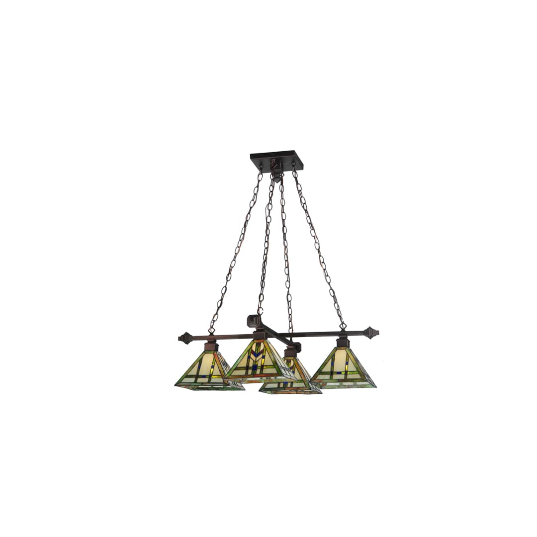 Prairie Wheat 4 Light 51" Wide Chandelier