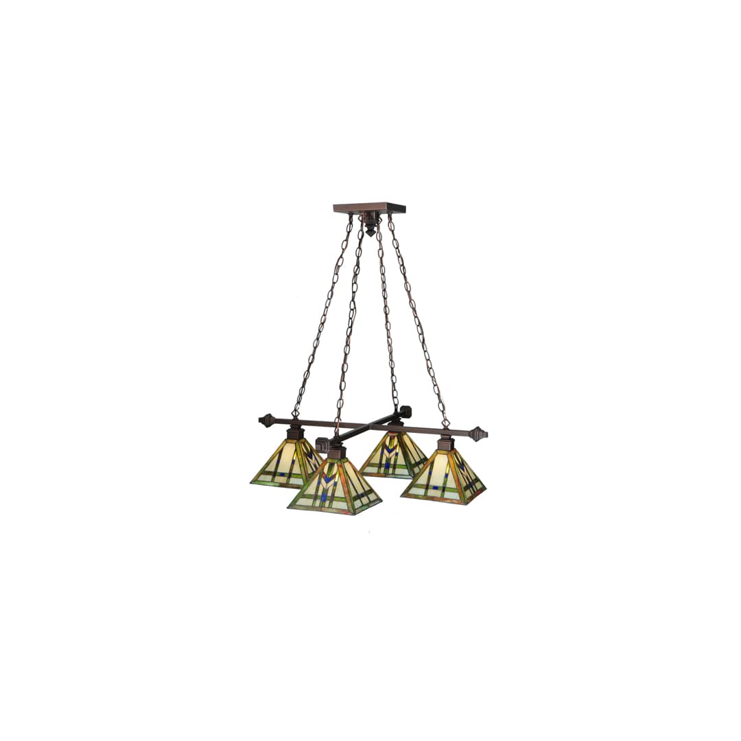 Prairie Wheat 4 Light 51" Wide Chandelier