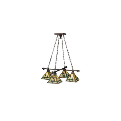Prairie Wheat 4 Light 51" Wide Chandelier