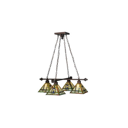 Prairie Wheat 4 Light 51" Wide Chandelier