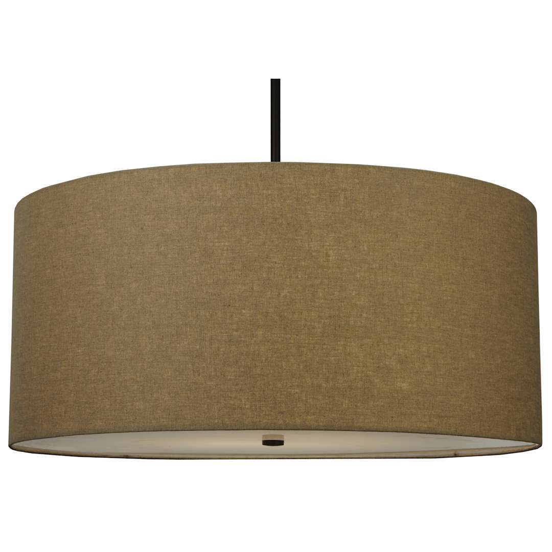 36" W Cilindro Fabric Pendant