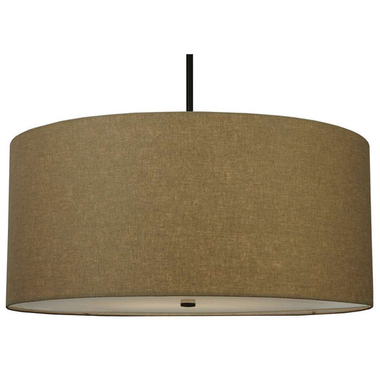 36" W Cilindro Fabric Pendant