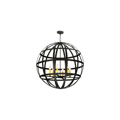 Atlas 6 Light 42" Wide Taper Candle Pendant