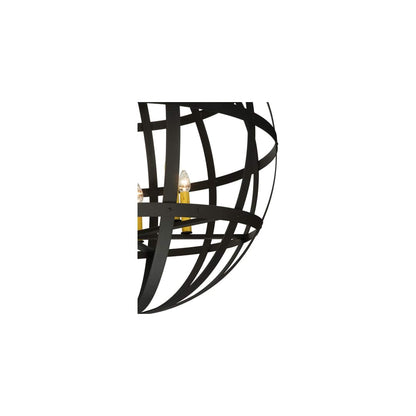 Atlas 6 Light 42" Wide Taper Candle Pendant