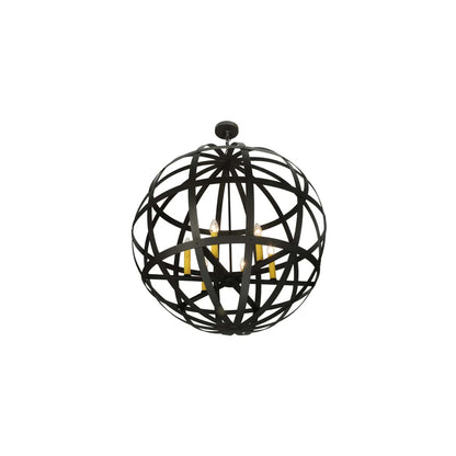 Atlas 6 Light 42" Wide Taper Candle Pendant
