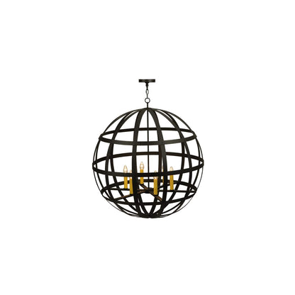 Atlas 6 Light 42" Wide Taper Candle Pendant