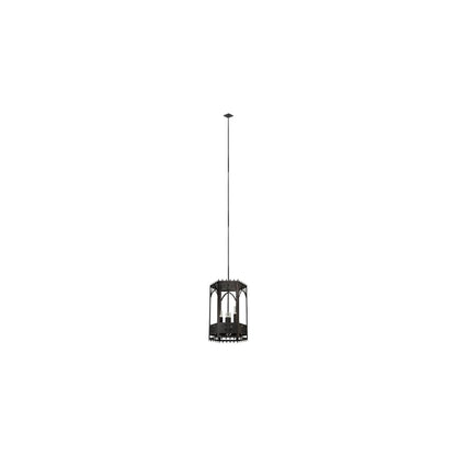 Woolf 3 Light 24" Wide Pillar Candle Pendant