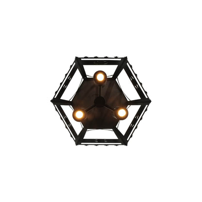 Woolf 3 Light 24" Wide Pillar Candle Pendant