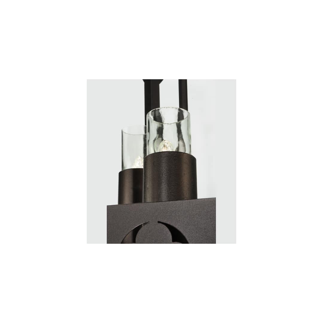 Woolf 3 Light 24" Wide Pillar Candle Pendant