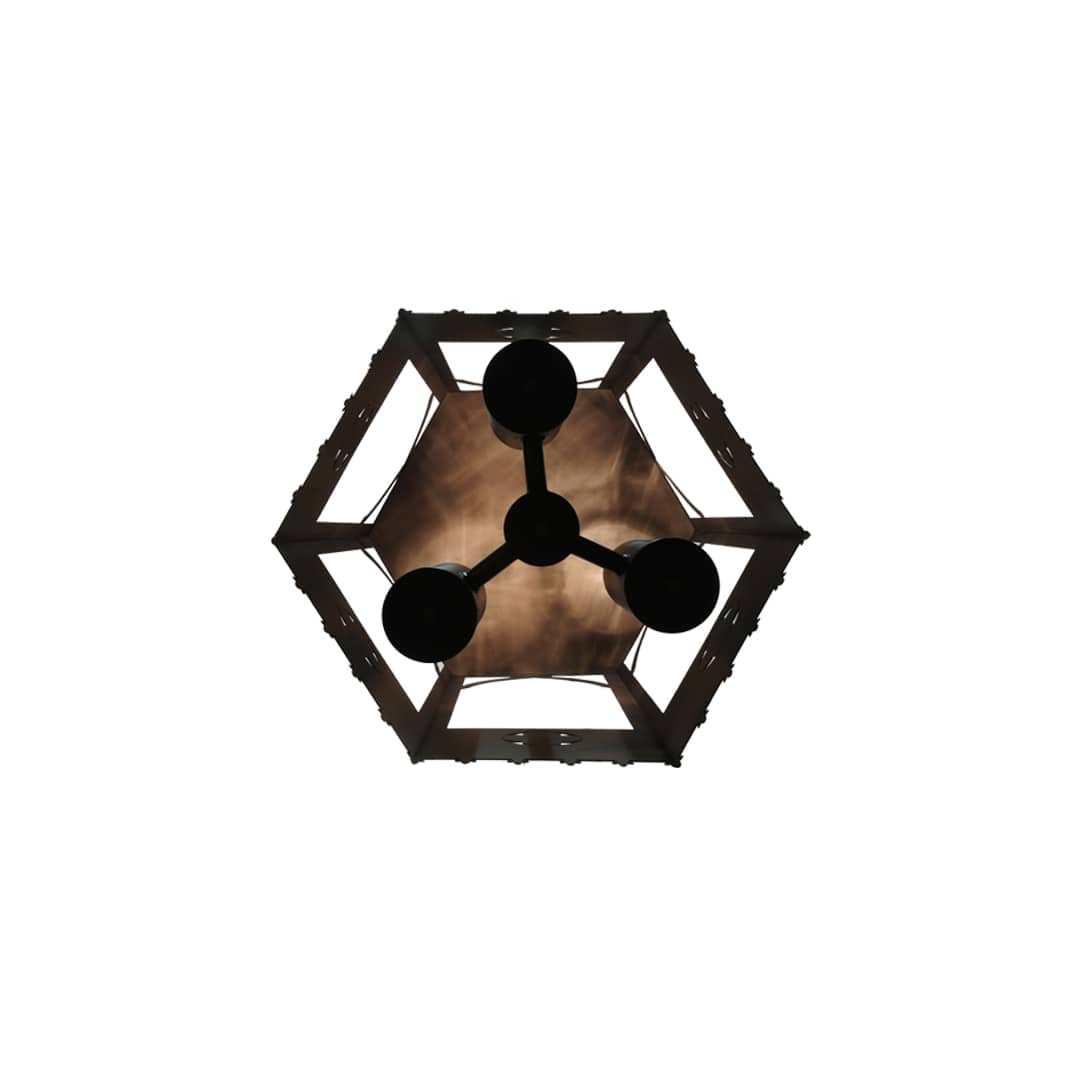 Woolf 3 Light 20" Wide Pillar Candle Pendant