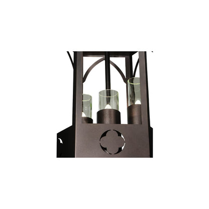 Woolf 3 Light 20" Wide Pillar Candle Pendant