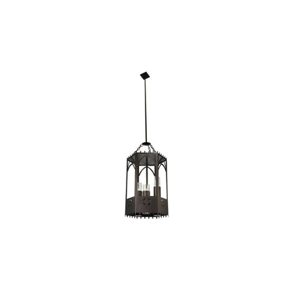 Woolf 3 Light 20" Wide Pillar Candle Pendant