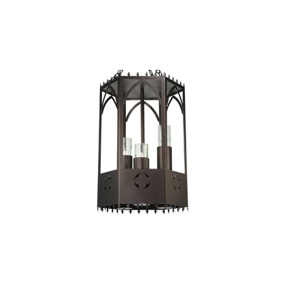 Woolf 3 Light 20" Wide Pillar Candle Pendant