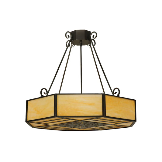 32.25" W Lakeside Semi-Flushmount Ceiling Fixture