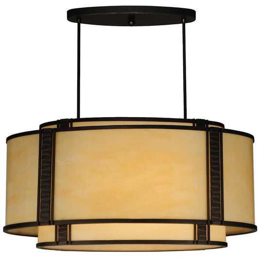 32" L Palisade Oval Chandelier