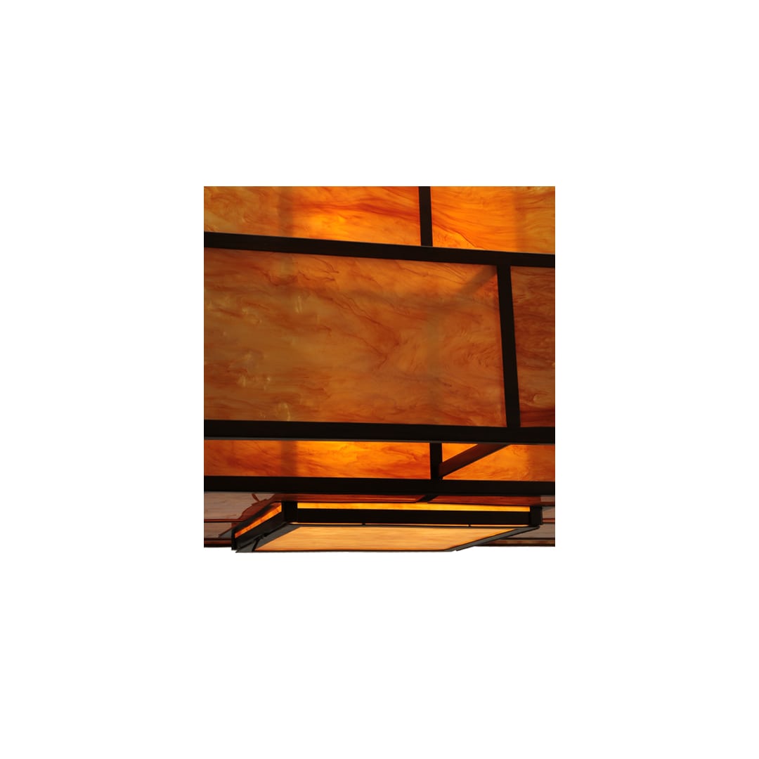 Fellowship 8 Light 72" Wide Semi-Flush Ceiling Fixture