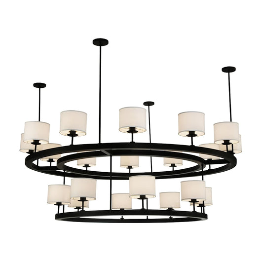 81" W Chestnut Hill 2 Tier Semi-Flushmount Ceiling Fixture
