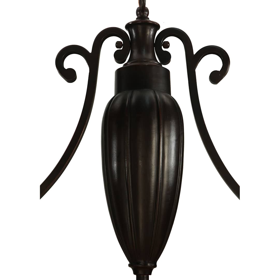 Ilona 3 Light 48" Wide Hand-Crafted Stained Glass Chandelier