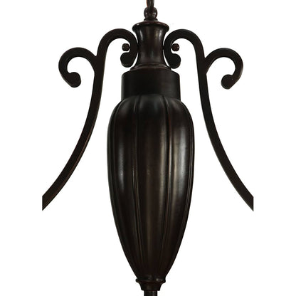 Ilona 3 Light 48" Wide Hand-Crafted Stained Glass Chandelier