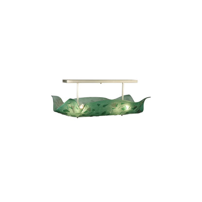 Metro Fusion 4 Light 38" Wide Semi-Flush Linear Ceiling Fixture