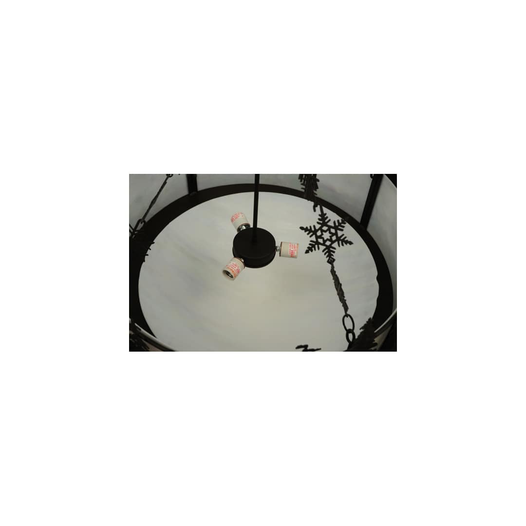 Snowflake 3 Light 32" Wide Pendant