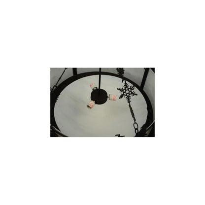 Snowflake 3 Light 32" Wide Pendant