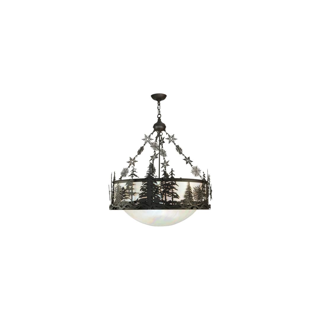 Snowflake 3 Light 32" Wide Pendant