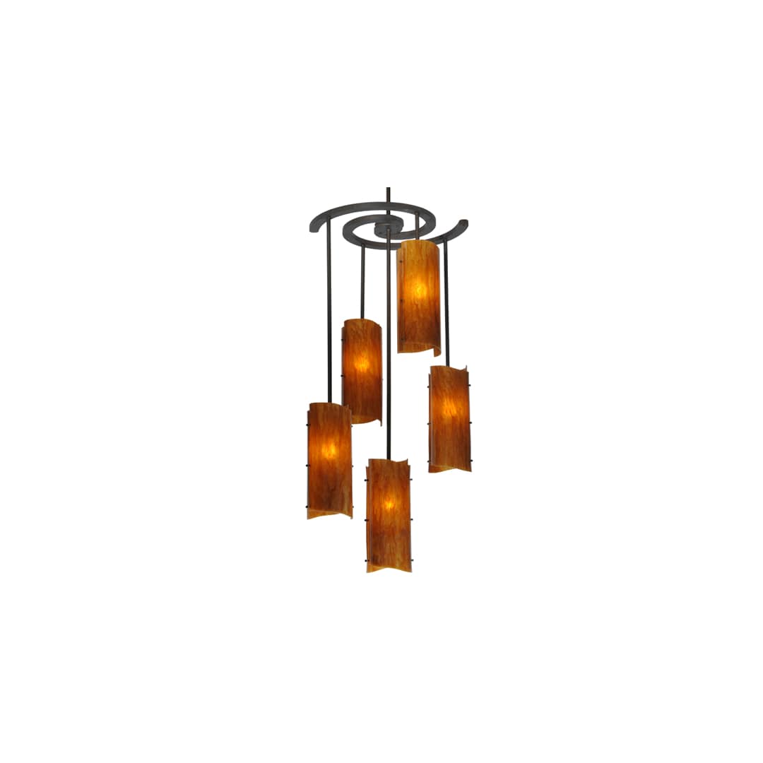 Vortex 5 Light 34" Wide Chandelier