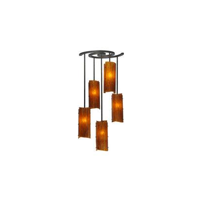 Vortex 5 Light 34" Wide Chandelier