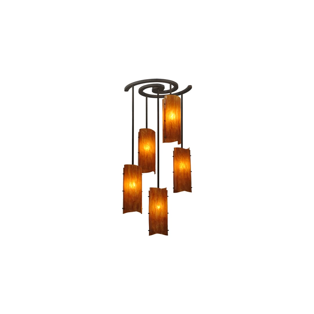 Vortex 5 Light 34" Wide Chandelier