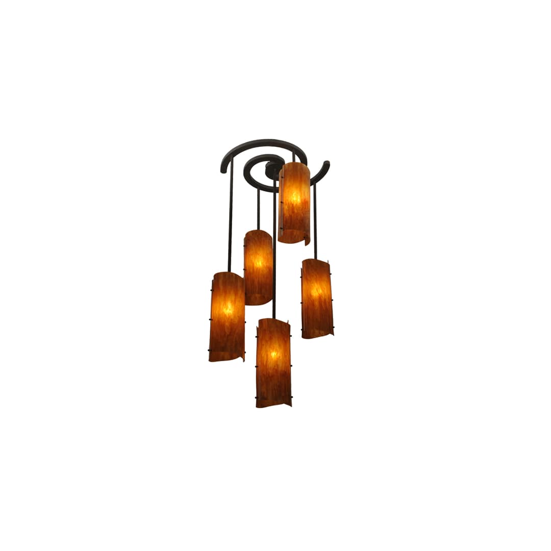 Vortex 5 Light 34" Wide Chandelier