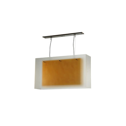 Quadrato 3 Light 12" Wide Linear Pendant