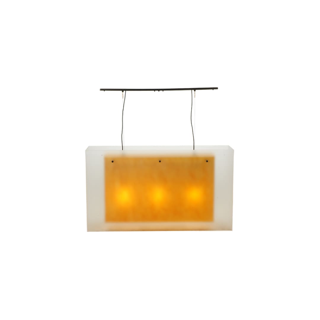 Quadrato 3 Light 12" Wide Linear Pendant