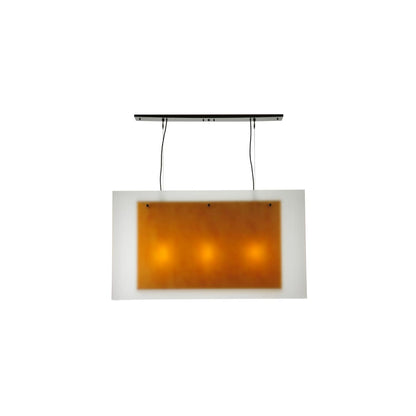 Quadrato 3 Light 12" Wide Linear Pendant