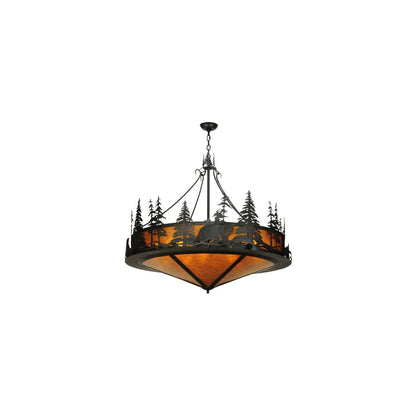 Bear at Durk 12 Light 58" Wide Pendant