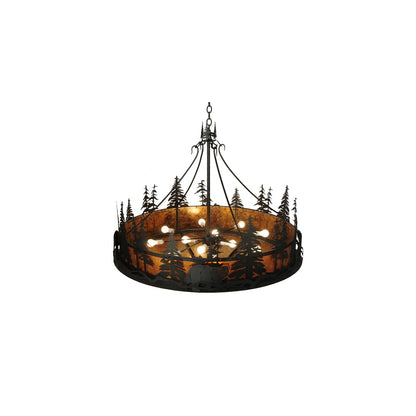 Bear at Durk 12 Light 58" Wide Pendant