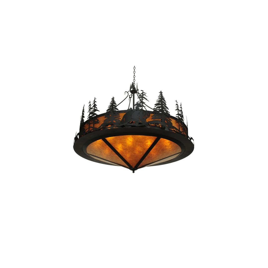 Bear at Durk 12 Light 58" Wide Pendant
