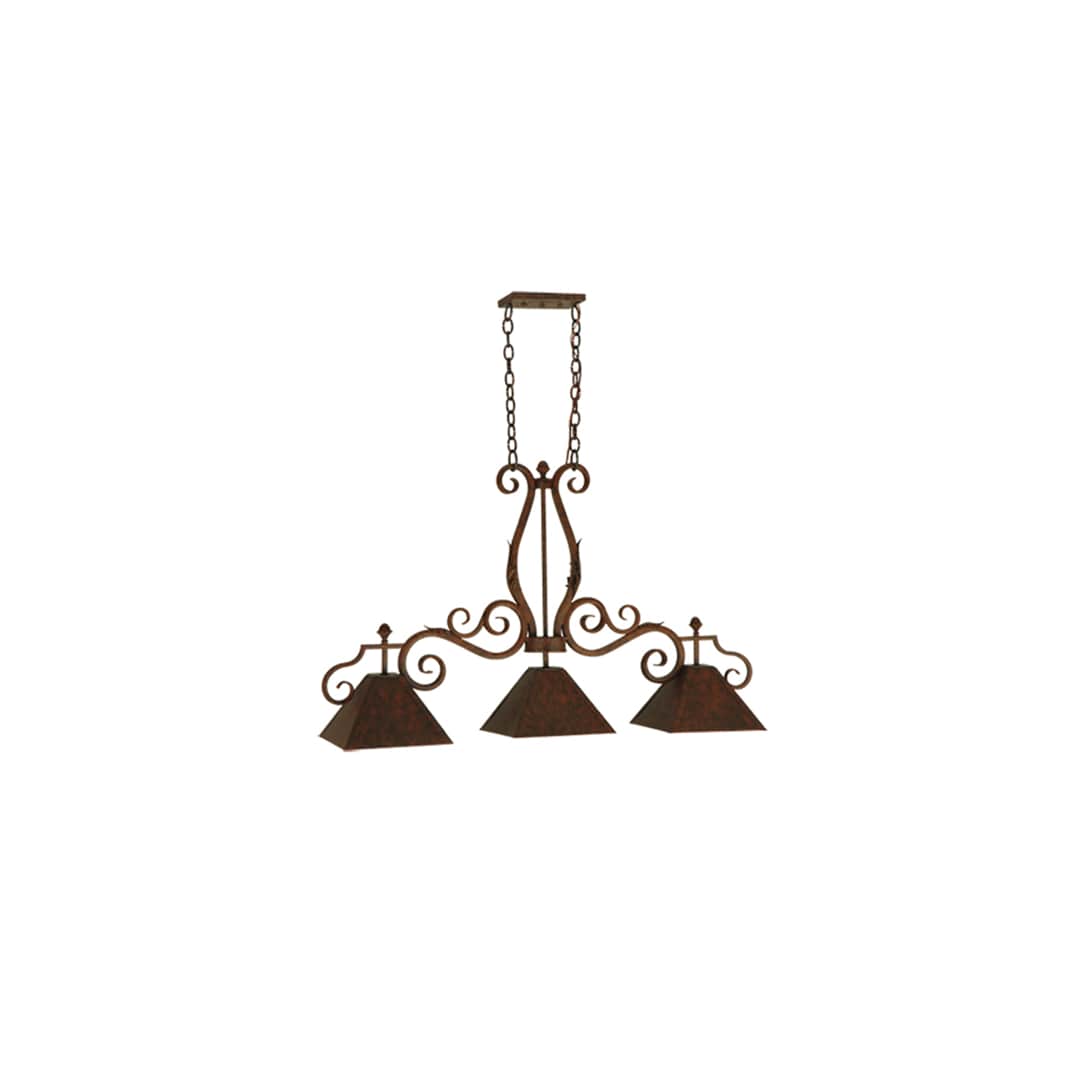 Pedra 3 Light 11" Wide Linear Pendant