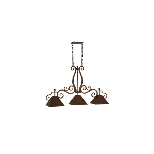 Pedra 3 Light 11" Wide Linear Pendant