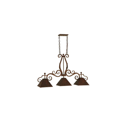 Pedra 3 Light 11" Wide Linear Pendant