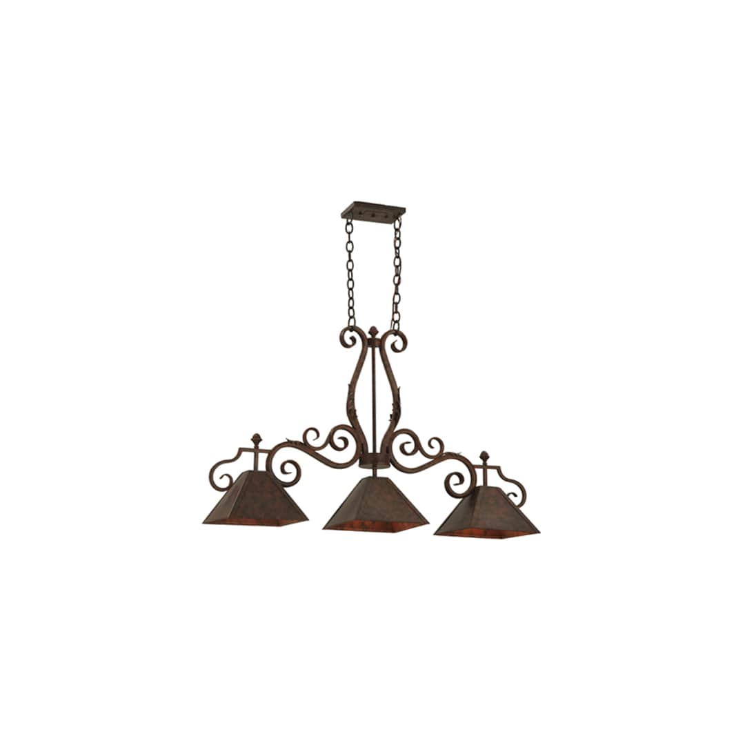 Pedra 3 Light 11" Wide Linear Pendant