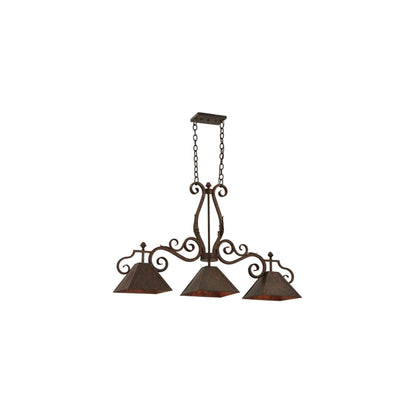 Pedra 3 Light 11" Wide Linear Pendant