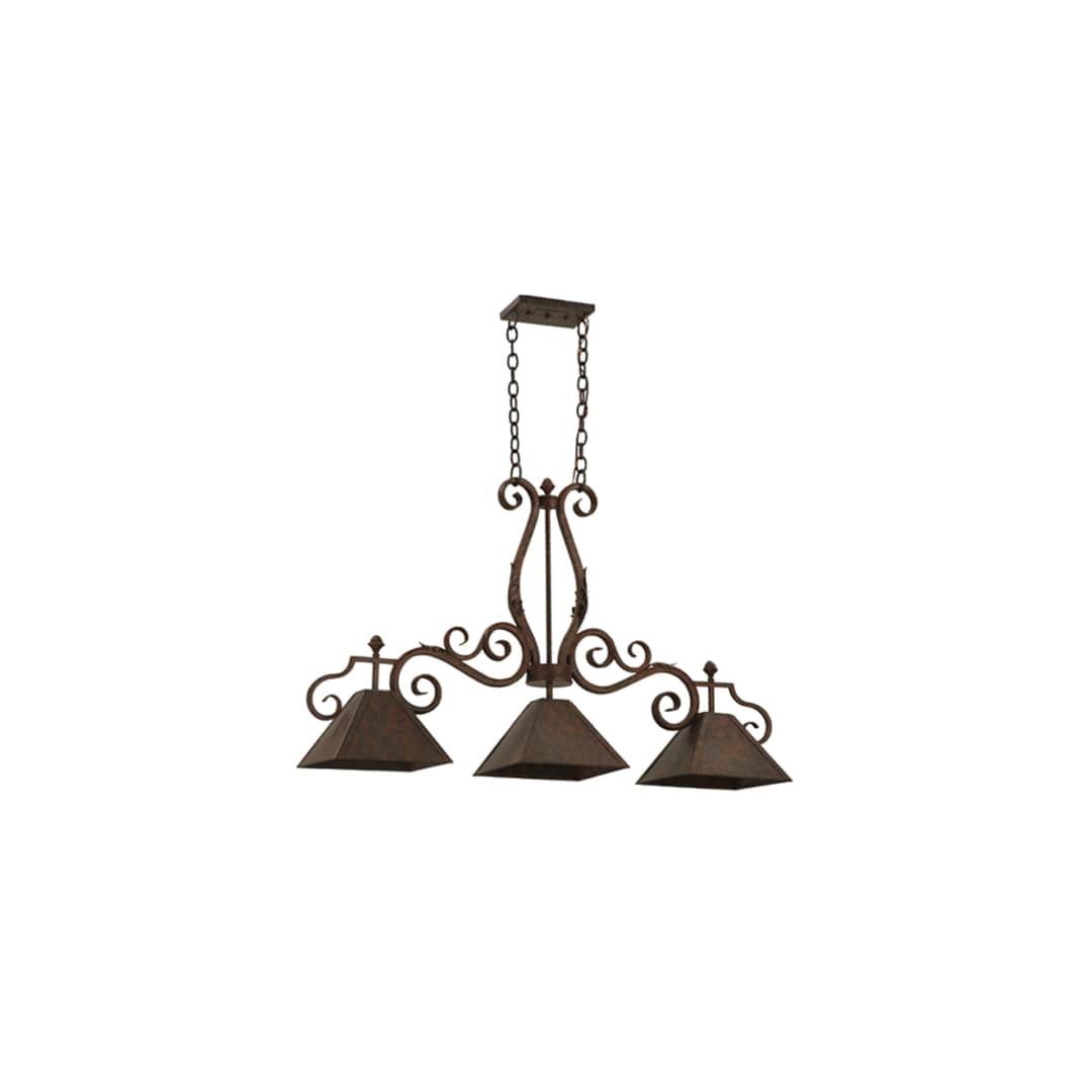 Pedra 3 Light 11" Wide Linear Pendant