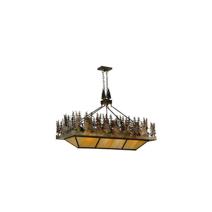Pine Lake 8 Light 20" Wide Linear Pendant