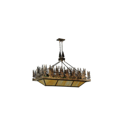 Pine Lake 8 Light 20" Wide Linear Pendant
