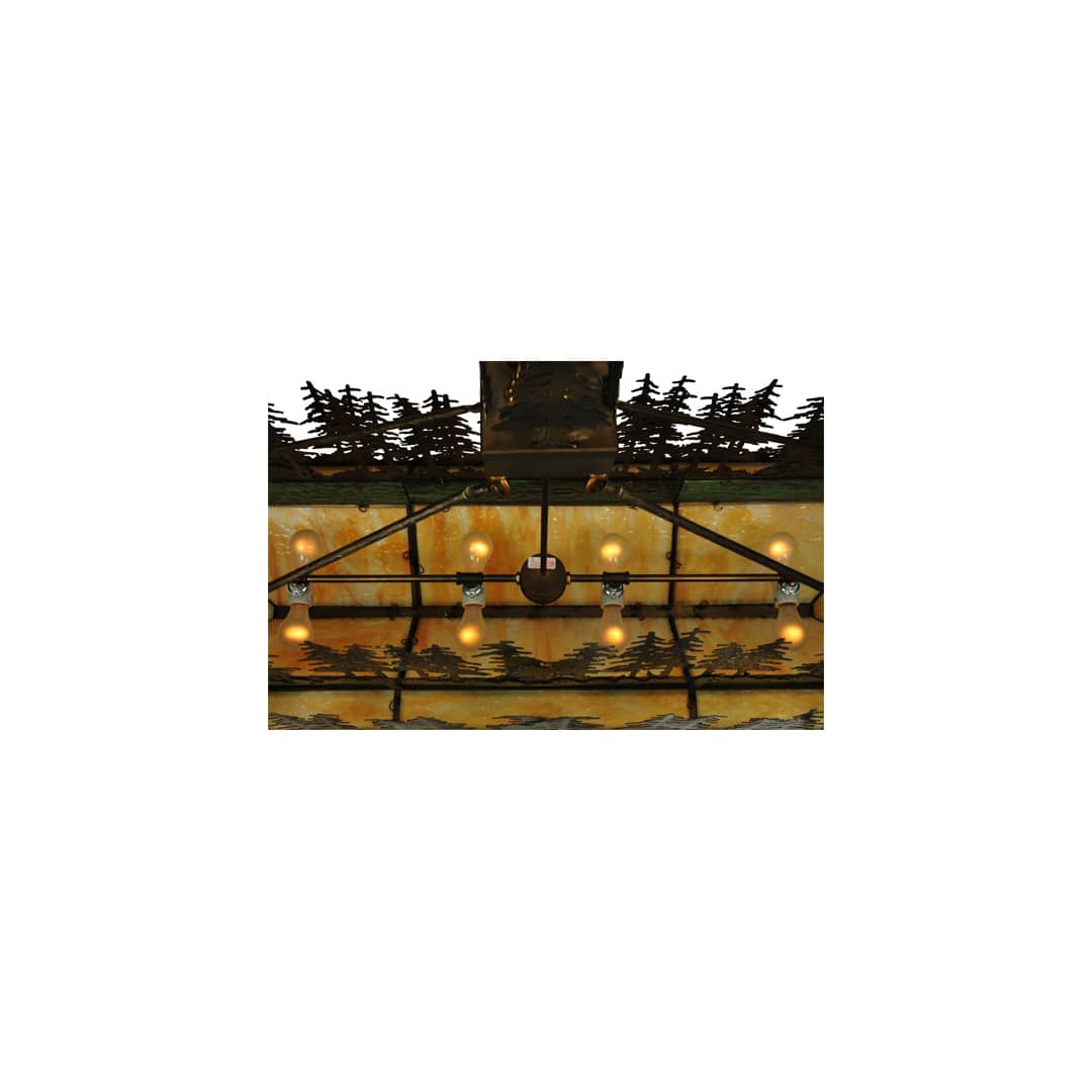 Pine Lake 8 Light 20" Wide Linear Pendant