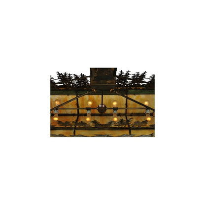 Pine Lake 8 Light 20" Wide Linear Pendant