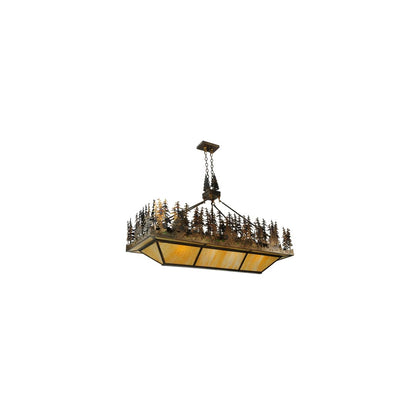Pine Lake 8 Light 20" Wide Linear Pendant