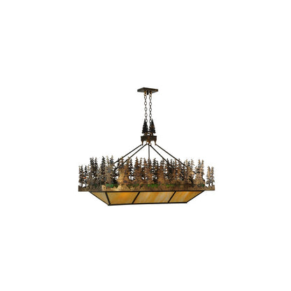 Pine Lake 8 Light 20" Wide Linear Pendant